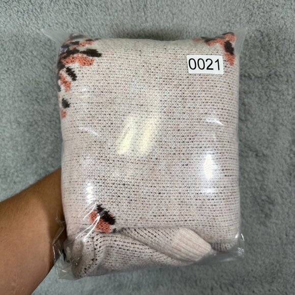 Knox Rose Women's Crewneck Sweater Floral Long Sleeve - Picture 13 of 13